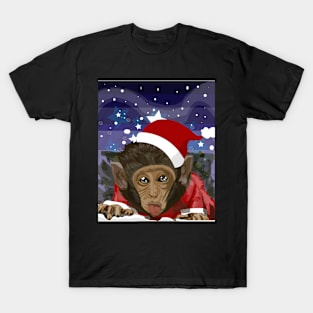 Christmas monkey T-Shirt